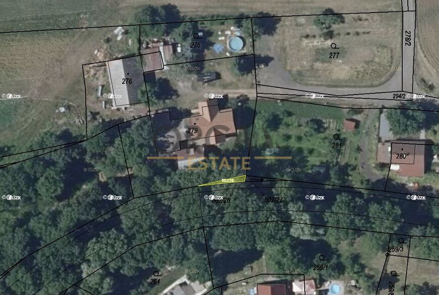 Vodní plocha v k.ú. Vilémov u Kadaně