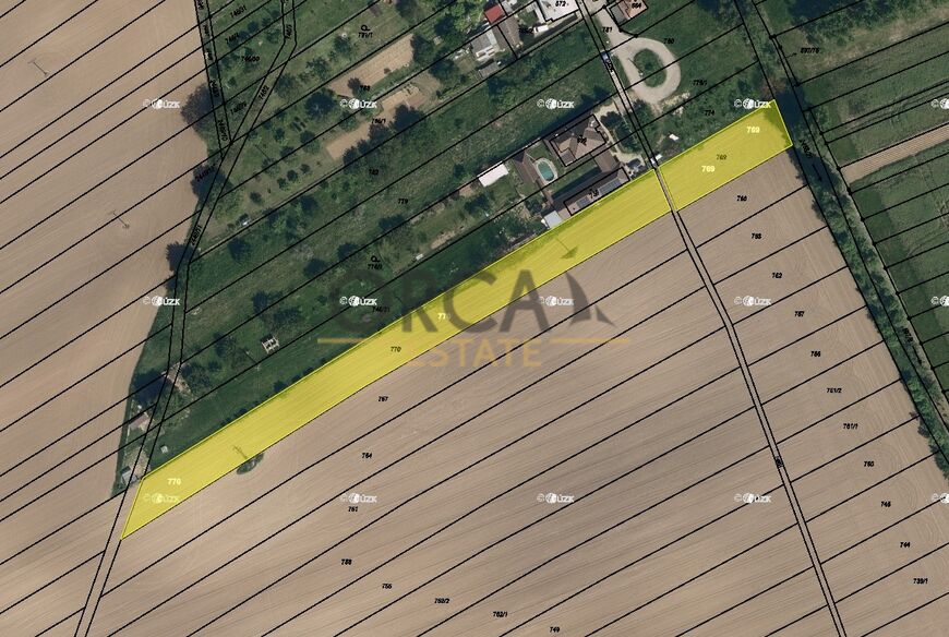 0,3 ha pozemků v k.ú. Moravany u Kyjova