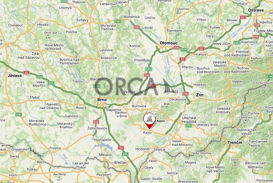 0,2 ha pozemků v k.ú. Kyjov