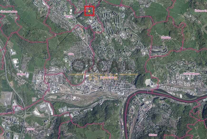 0,2 ha pozemků v k.ú. Ústí nad Labem