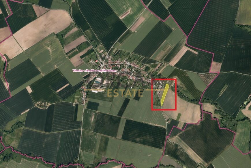 1,1 ha investičního pozemku v k.ú. Vítonice u Bystřice pod Hostýnem