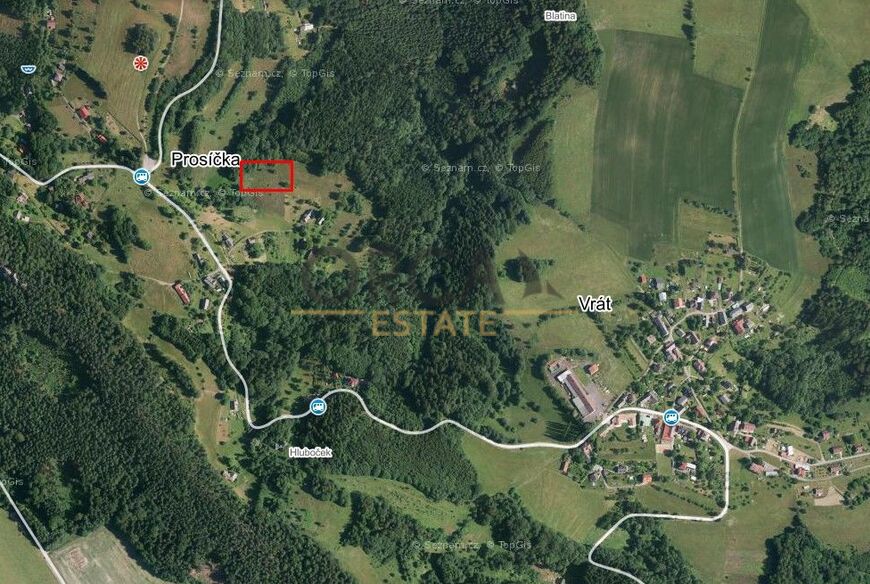 0,8 ha pozemků v k.ú. Vrát