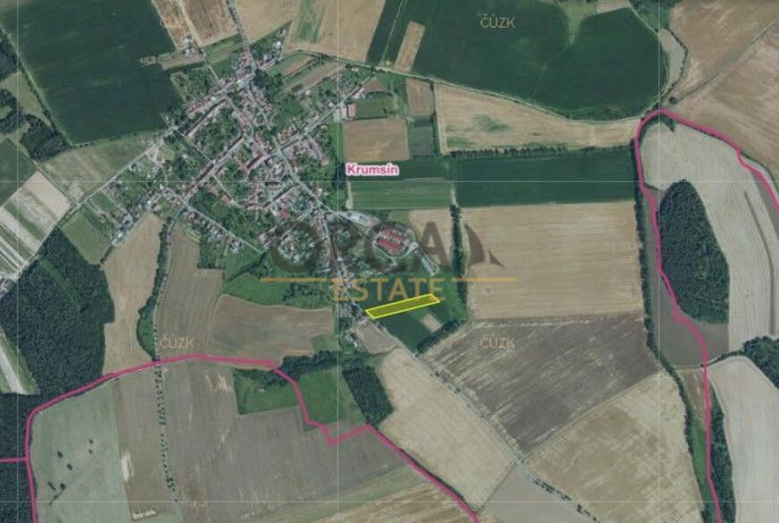 0,3 ha pozemku v k. ú. Krumsín