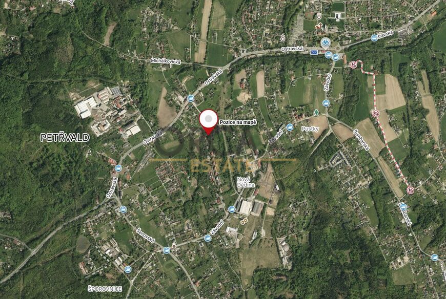 Prodej perspektivního pozemku p.č. 4996 o výměře 746 m2 v k.ú. Petřvald u Karviné