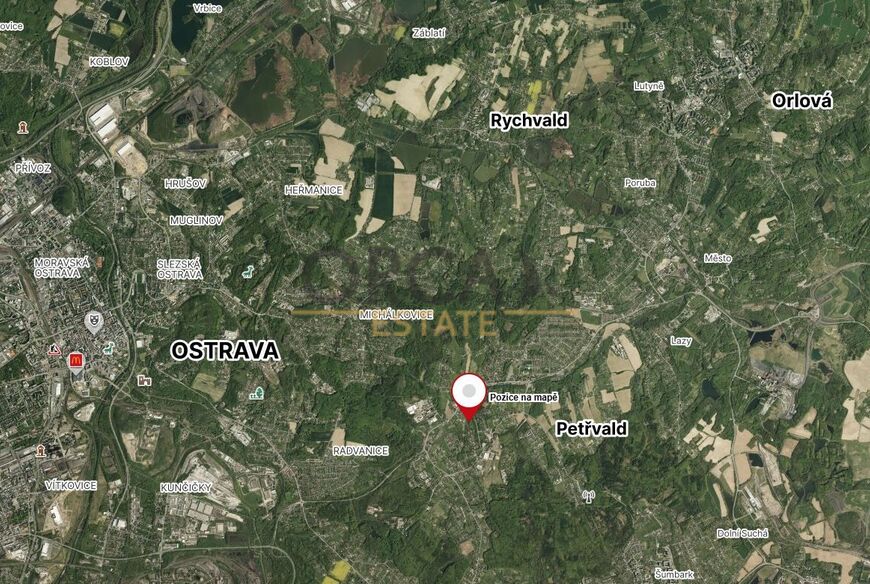 Prodej perspektivního pozemku p.č. 4996 o výměře 746 m2 v k.ú. Petřvald u Karviné