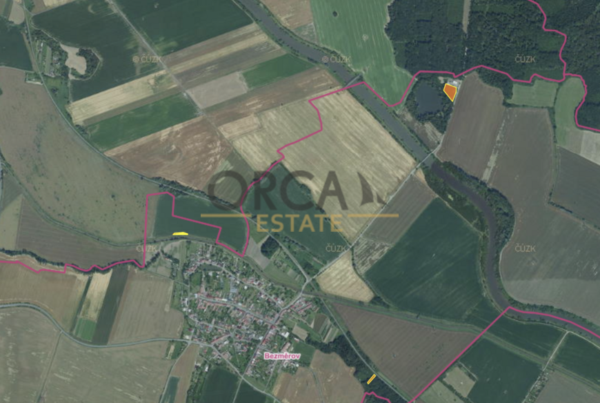 Prodej 5 433m2 v KÚ Bezměrov