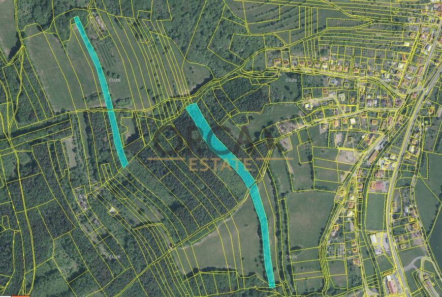Prodej 5 ha pozemků v k. ú. Horní Lhota u Luhačovic