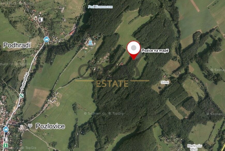 Prodej 1 ha pozemků v k. ú. Pozlovice