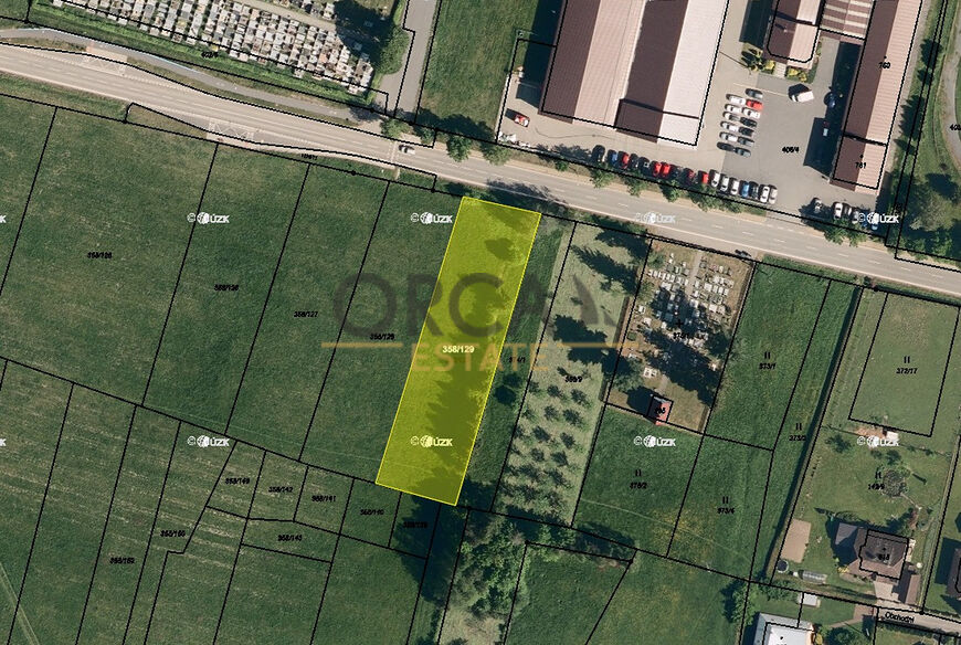 Pozemek o výměře 1923 m2 v k. ú. Mořkov