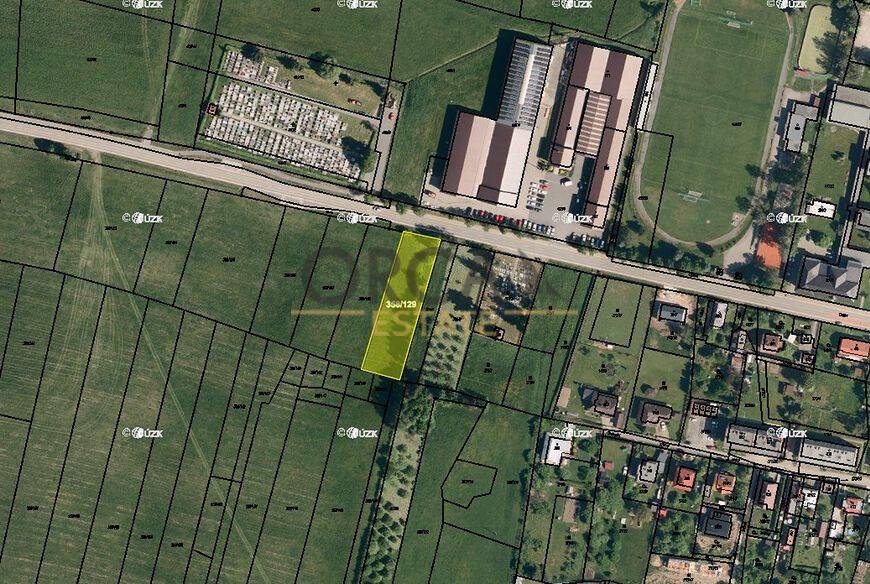 Pozemek o výměře 1923 m2 v k. ú. Mořkov