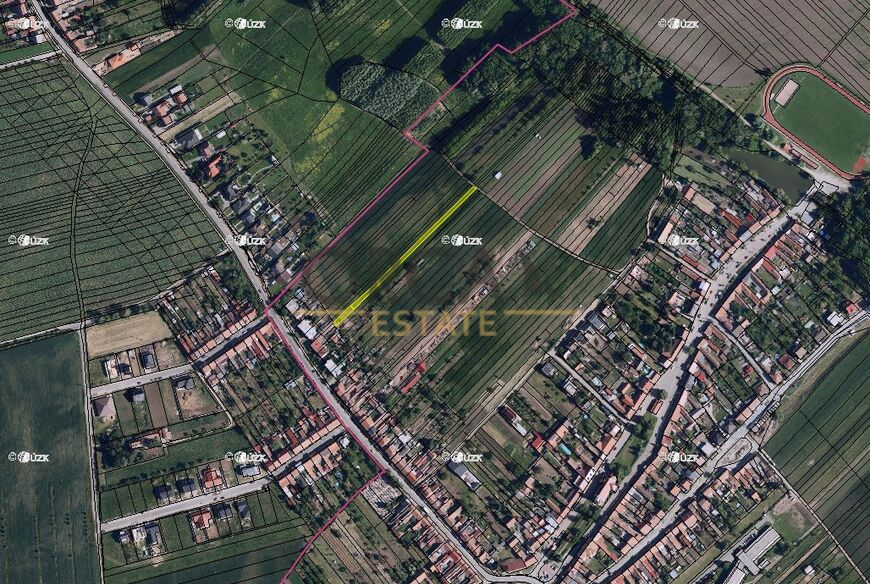 Prodej dvou pozemků o výměře 1058 m2 v k.ú. Přísnotice