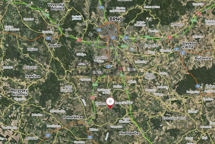 Prodej pozemku o výměře 1058 m2 v k.ú. Přísnotice