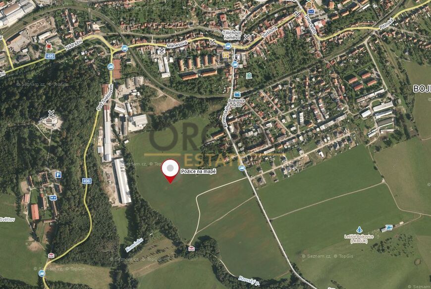 Prodej pozemku v k.ú. Bojkovice o výměře 1710 m2, okres Uherské Hradiště