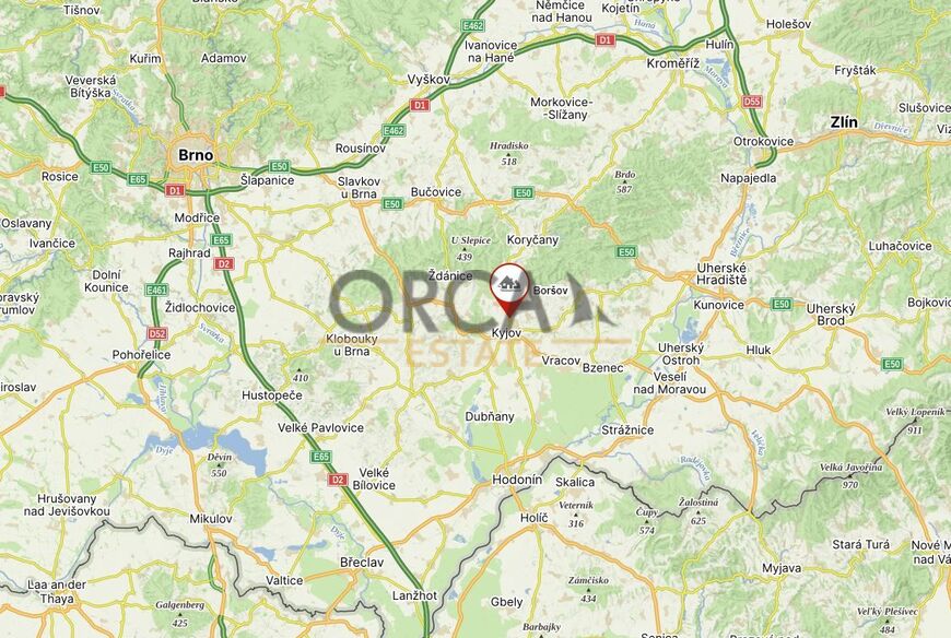 0,24 ha orné půdy v k.ú. Boršov u Kyjova