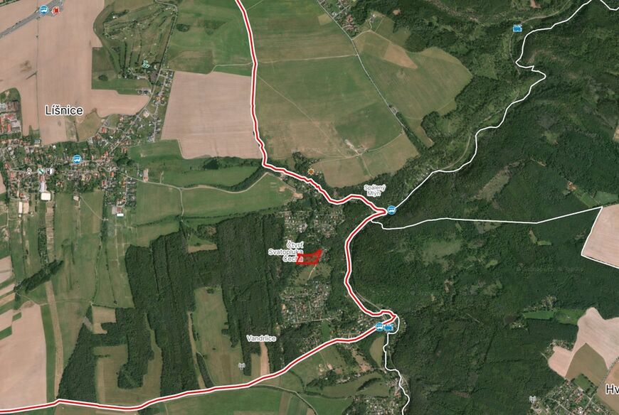 Líšnice u Prahy (7 027 m2)