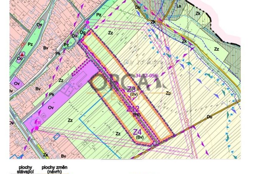 0,12 ha pozemků v k.ú. Přísnotice