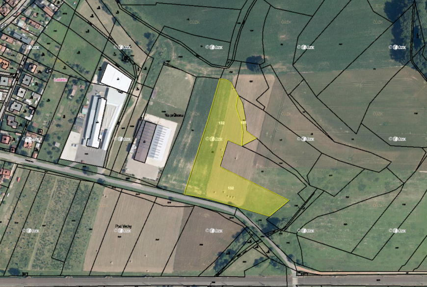 Labětín (10 449 m2)