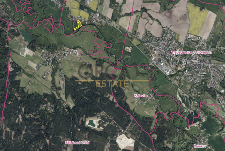 Pozemky Běleč nad Orlicí, 15624 m2
