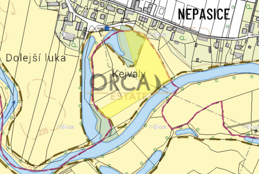 Pozemky Běleč nad Orlicí, 15624 m2