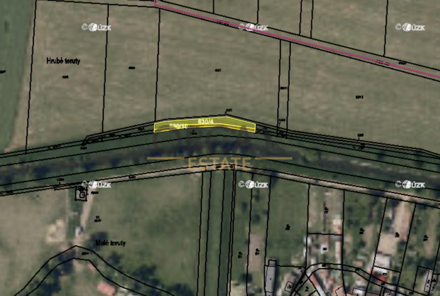 Prodej pozemků Bezměrov, 1621 m2