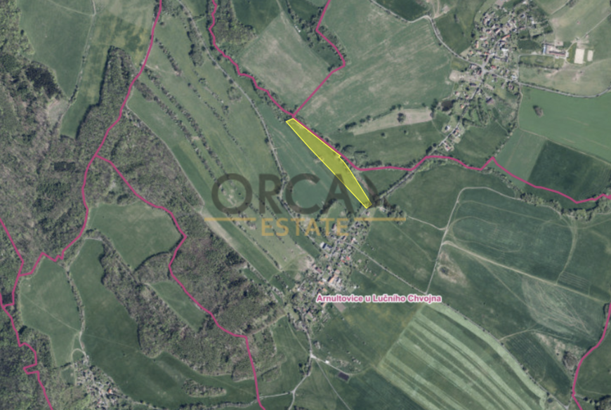 Prodej pozemku Arnultovice u Lučního Chvojna, 31064 m2