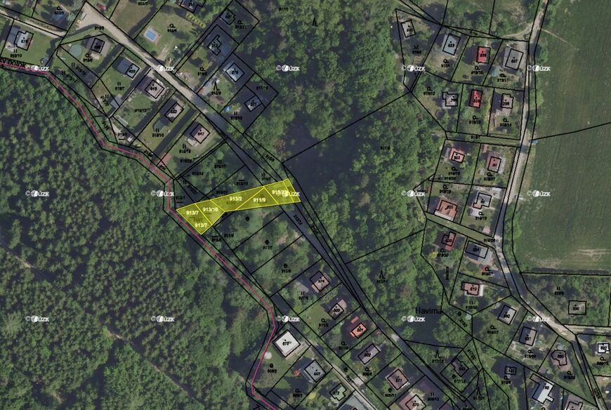 Černé Voděrady (607 m2)