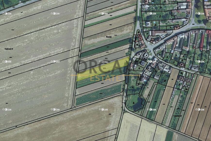 Pozemek v k.ú. Věrovany o výměře 2682 m2