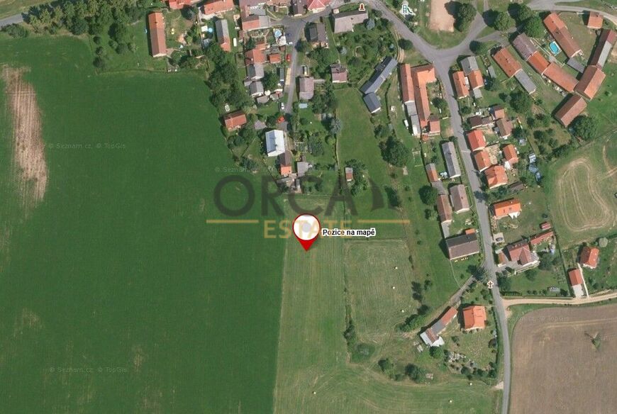 Zajímavý pozemek v k.ú. Drahoňův Újezd