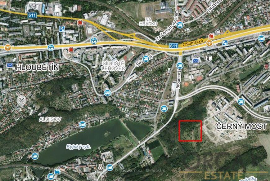 0,1 ha pozemku v k.ú. Černý Most