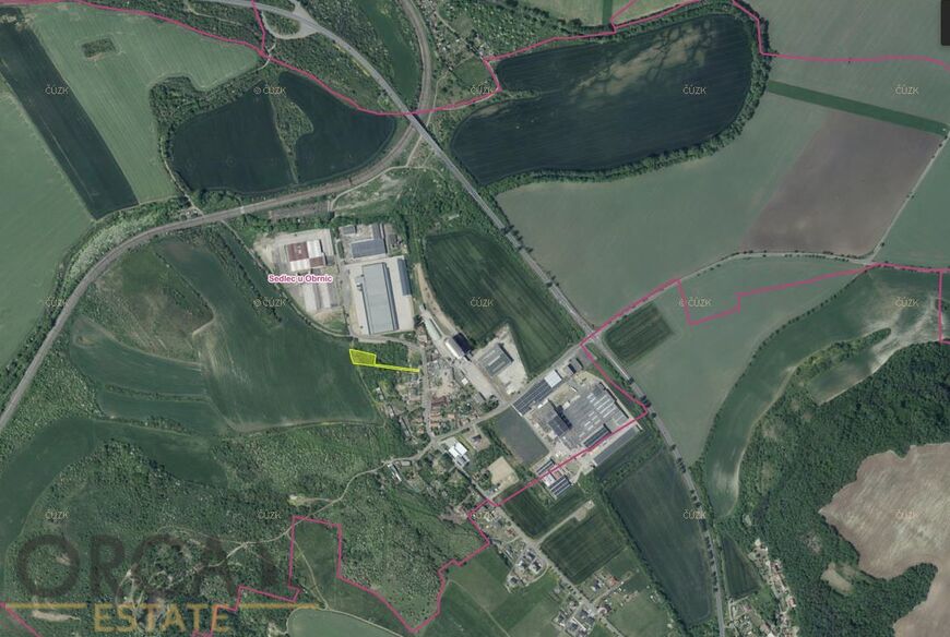 Prodej pozemku o výměře 2200 m2 v k.ú. Sedlec u Obrnic