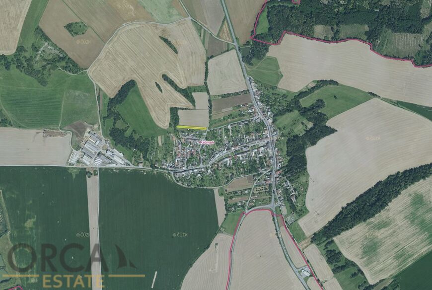 Spoluvlastnický podíl 181 m2 na pozemku v k. ú. Krčmaň