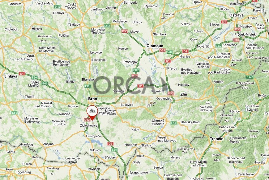 Prodej spoluvlastnického podílu 4526 m2 na pozemcích v k.ú. Vojkovice u Židlochovic