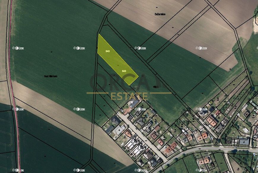 Prodej pozemku o výměře 3057 m2 v k.ú. Vřesovice u Prostějova