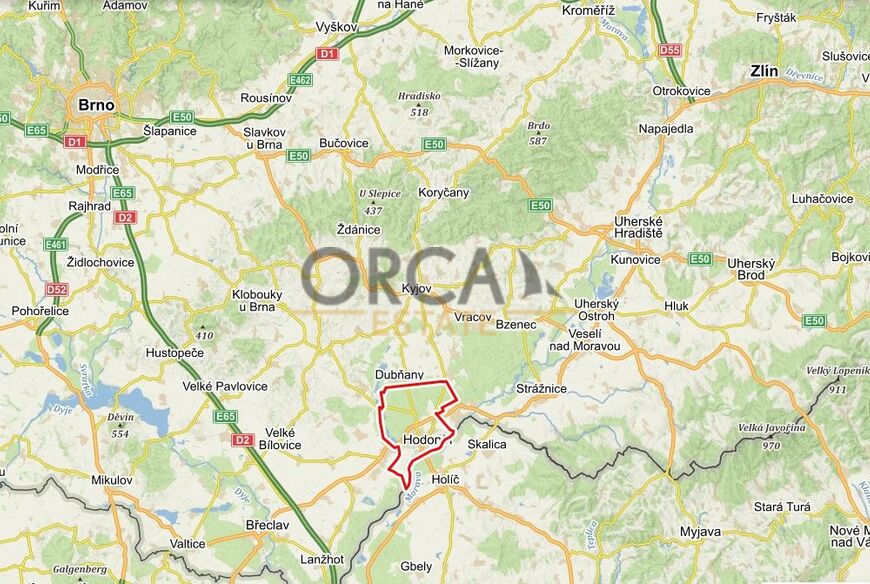 Prodej spoluvlastnického podílu 0,1 ha pozemku v k.ú. Hodonín