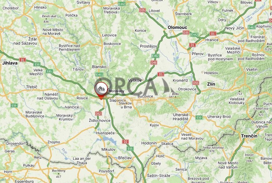 1,3 ha pozemku v k.ú. Moravany u Brna