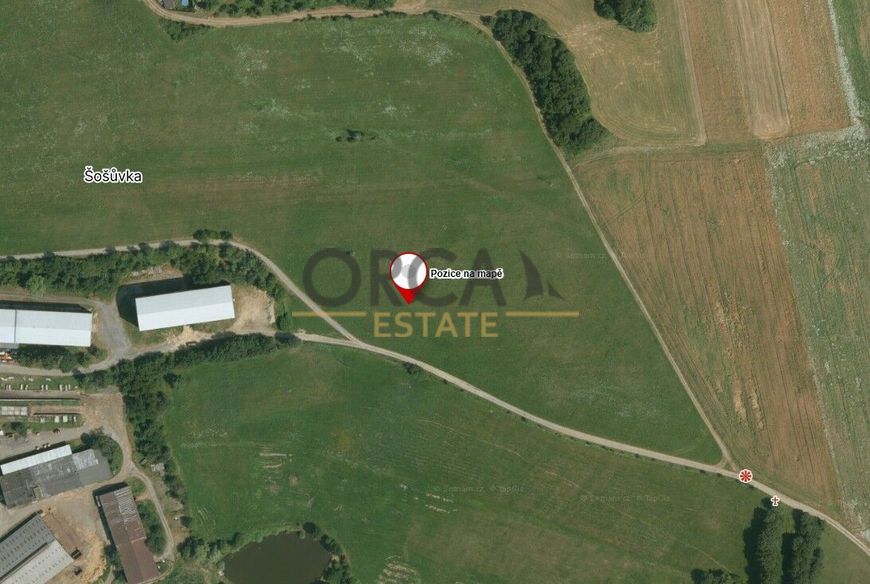 Prodej pozemku 1628 m2 v k.ú. Šošůvka