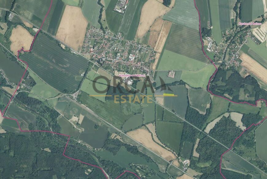 0,17 ha pozemků v k.ú. Hustopeče nad Bečvou