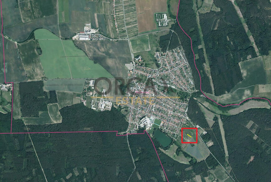 Prodej pozemku 827 m2 v k.ú. Ratíškovice