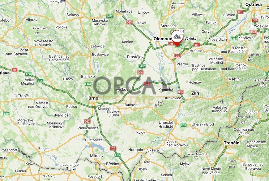 0,54 ha pozemků v k.ú. Výkleky