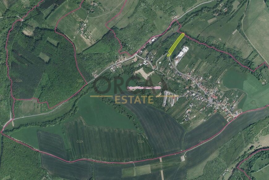 0,28 ha pozemků v k.ú. Svárov u Uherského Hradiště