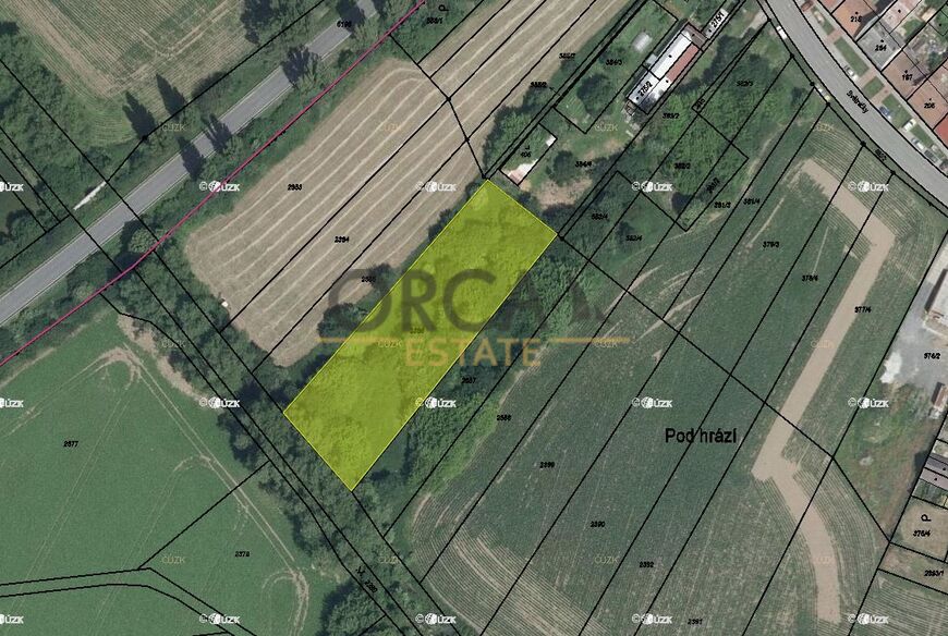 0,27 ha pozemku v k.ú. Čelechovice na Hané