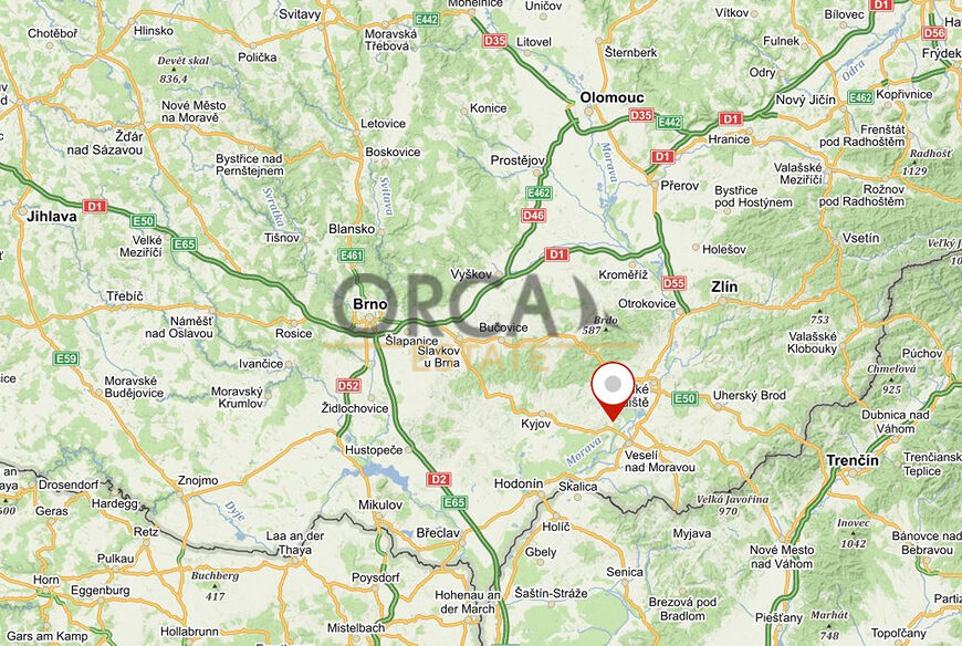Pozemek v k.ú. Moravský Písek o výměře 320 m2