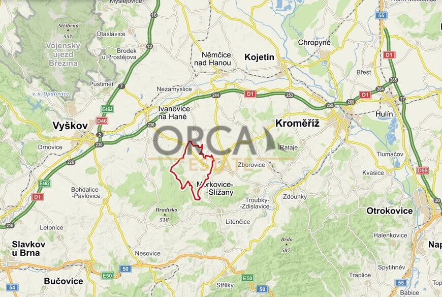 Ostatní plocha v k.ú. Pornice
