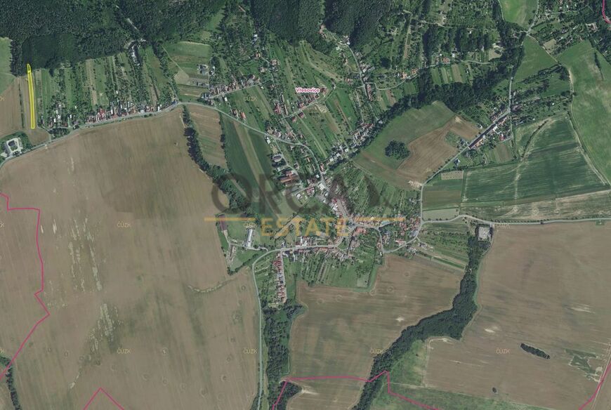 Prodej 0,15 ha pozemků v podílovém spoluvlastnictví v k.ú. Vřesovice