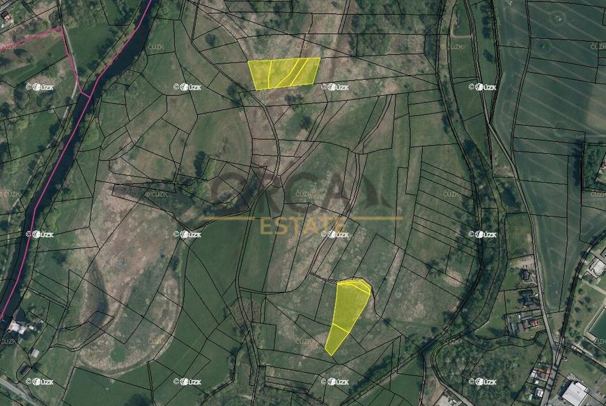 0,6 ha pozemků v k.ú. Bakov nad Jizerou