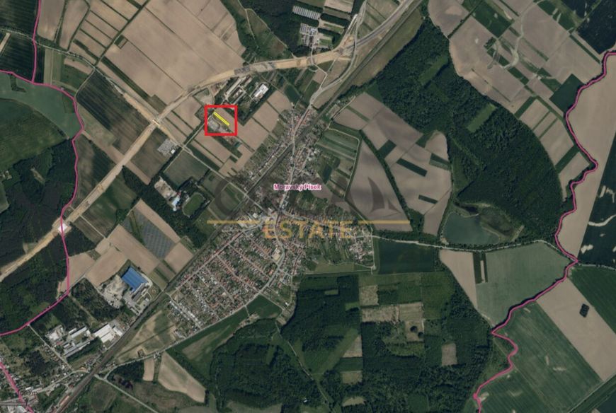 Návrhové plochy smíšené výrobní, pozemek v k. ú. Moravský Písek o výměře 1125 m2
