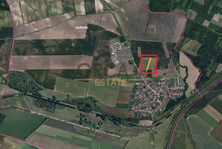 Nabídka pozemku v k.ú. Jevišovka o výměře 4245 m2