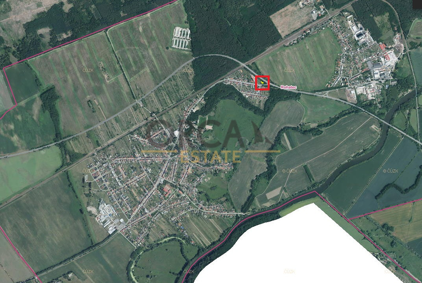 Pozemky v návrhové ploše smíšené výrobní, k.ú. Rohatec